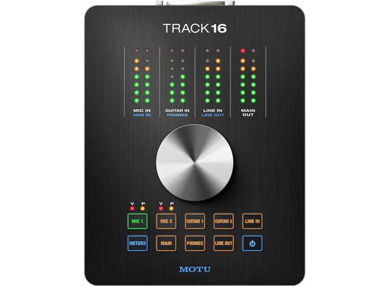 MOTU Track16 Desktop-lydkort USB2-/FW-lydkort med 16 inn/14 ut+MIDI
